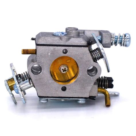 The carburetor is attached to the air filter and a fuel line, and it is generally located on the left side of the engine. . Craftsman chainsaw model 358 carburetor